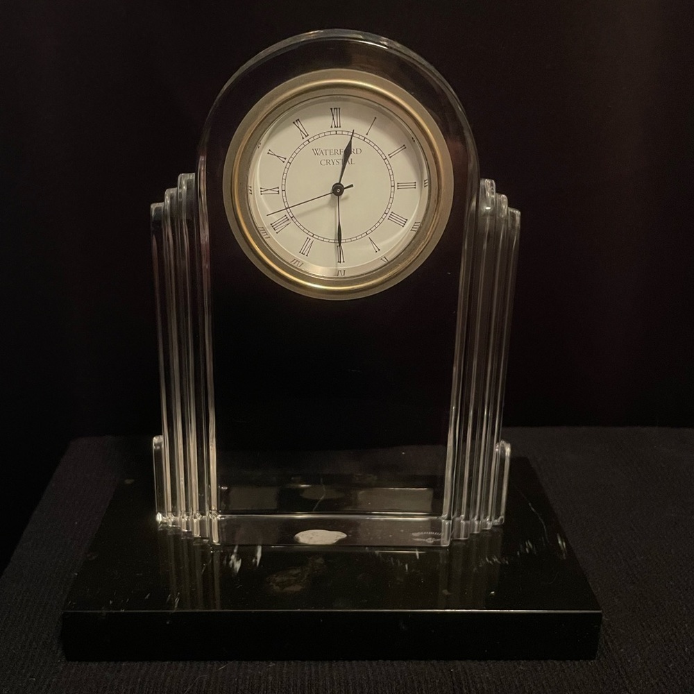 waterford crystal clock